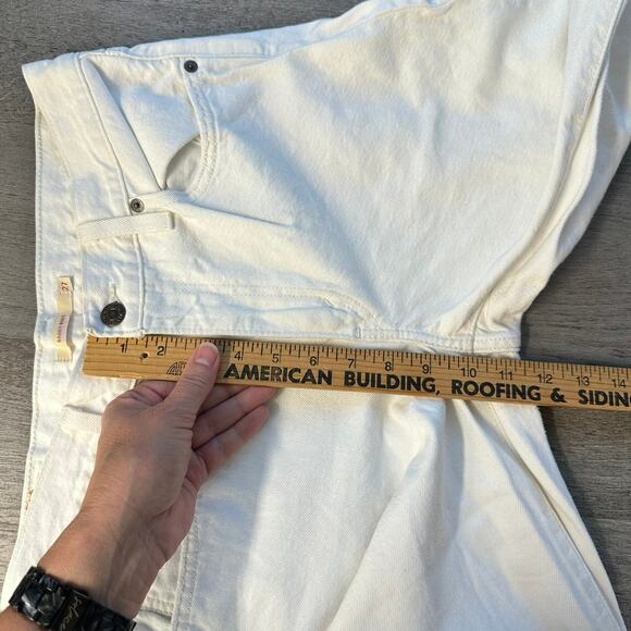 Levi's Baggy Bootcut Jeans Premium Denim White 27 - Picture 13 of 16